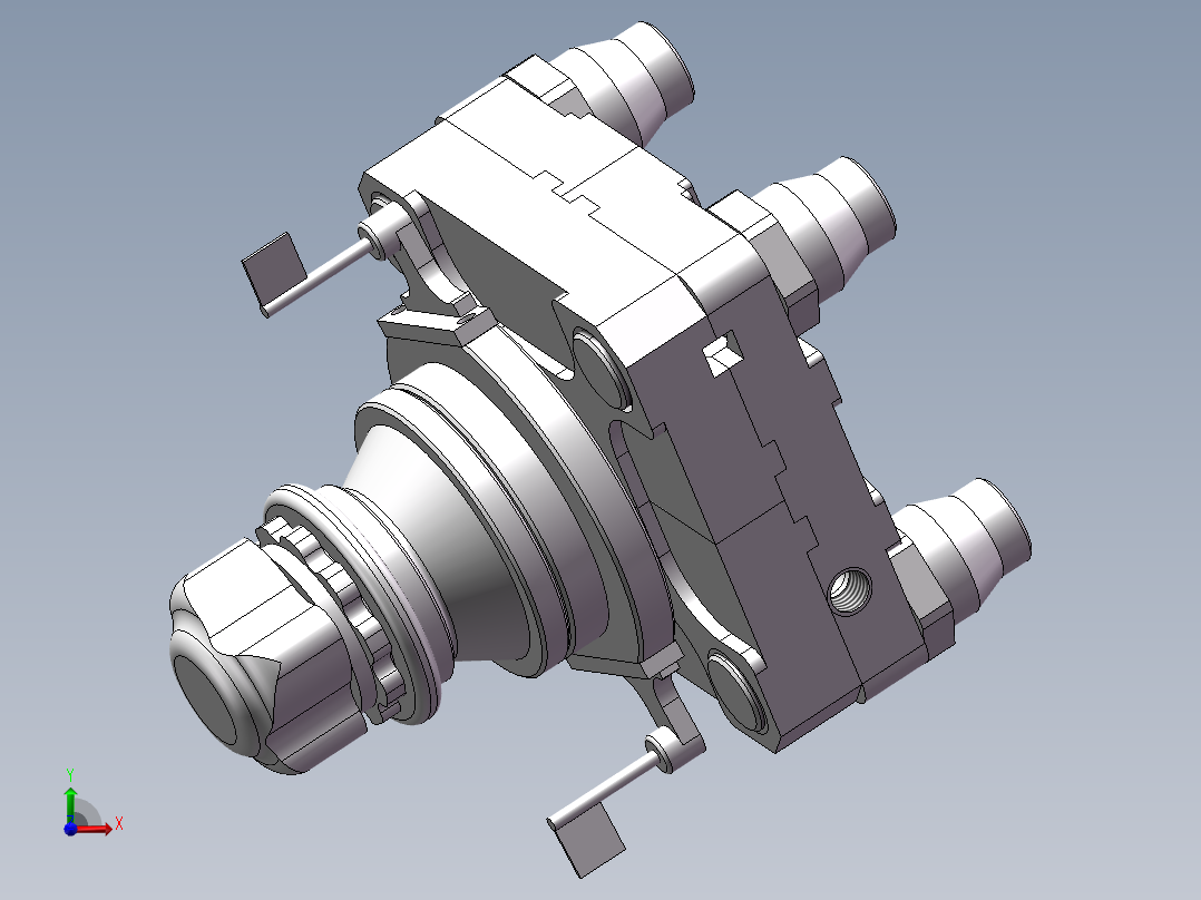 气动旋转仪前视图
