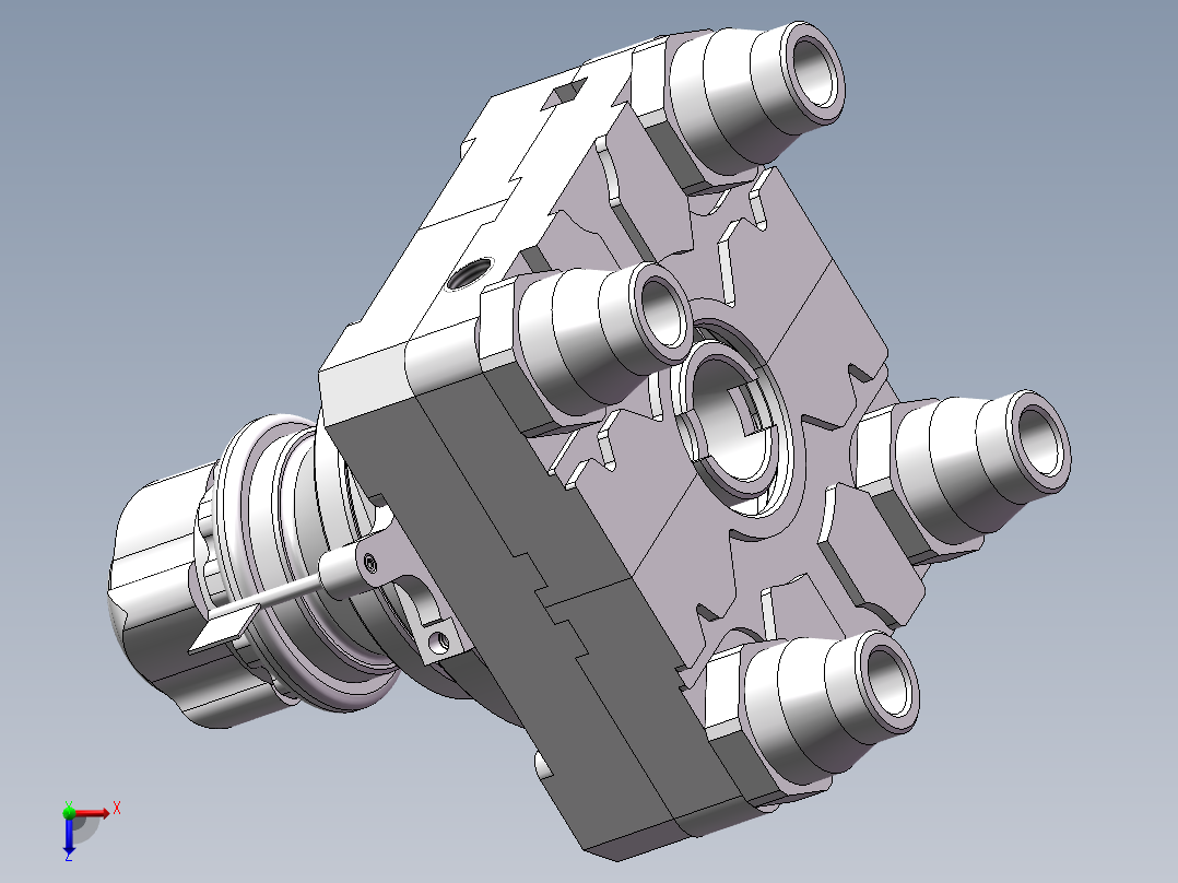 气动旋转仪俯视图