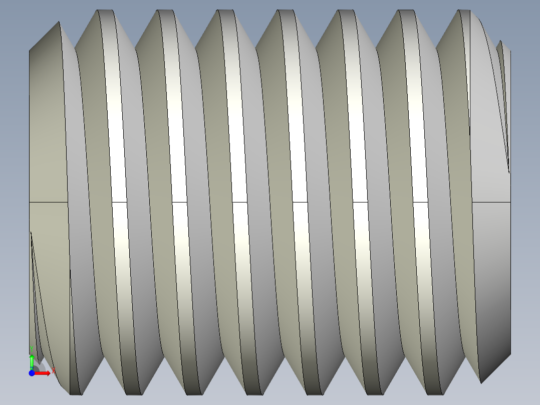 DIN 913-ISO 4026 固定螺钉-M8 L=10.STEP前视图
