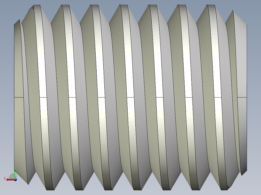 DIN 913-ISO 4026 固定螺钉-M8 L=10.STEP后视图