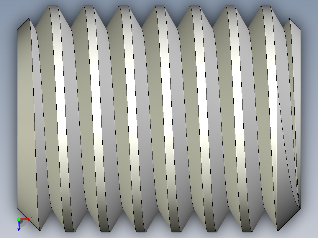 DIN 913-ISO 4026 固定螺钉-M8 L=10.STEP俯视图