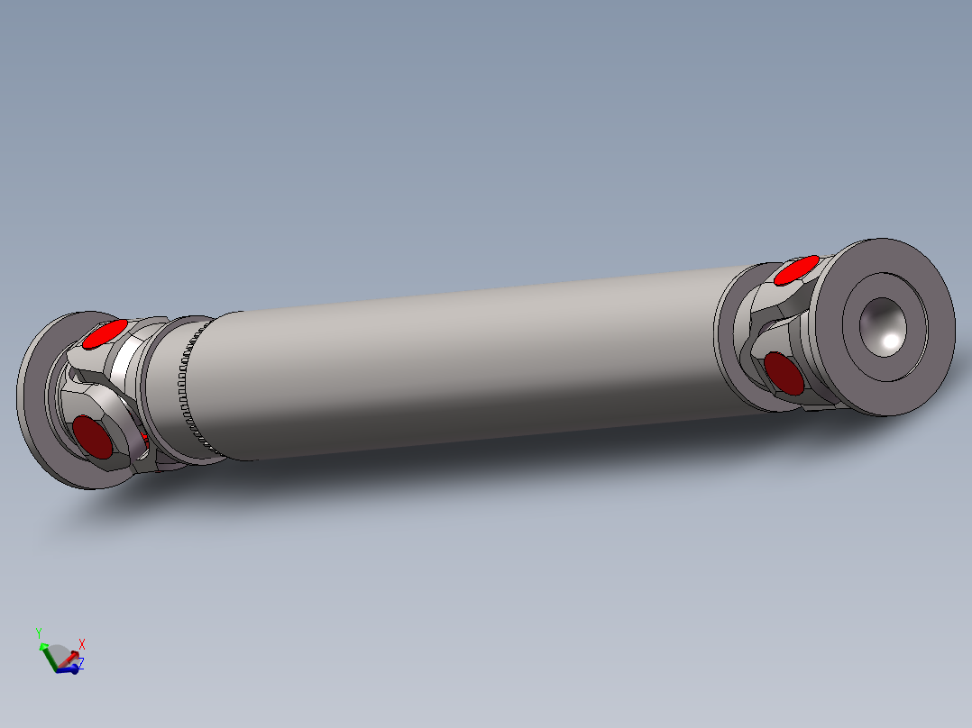 带万向节轻量化后叉装配图 SW+CAD+兼职私域
