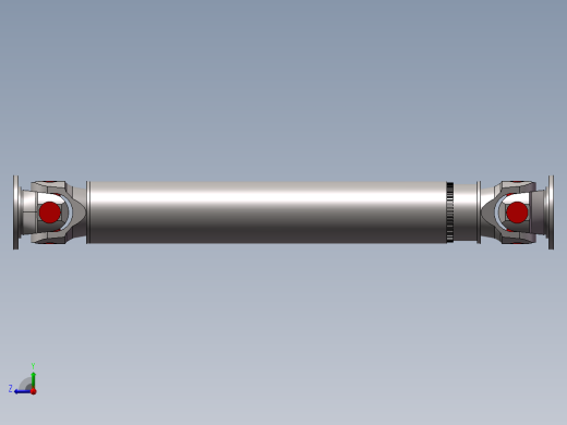 带万向节轻量化后叉装配图 SW+CAD+兼职私域右视缩略图