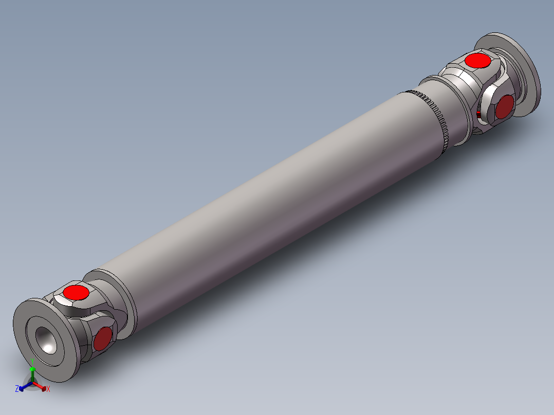 带万向节轻量化后叉装配图 SW+CAD+兼职私域正等轴测图