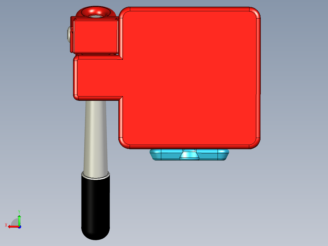 液压瓶千斤顶(10吨)后视图