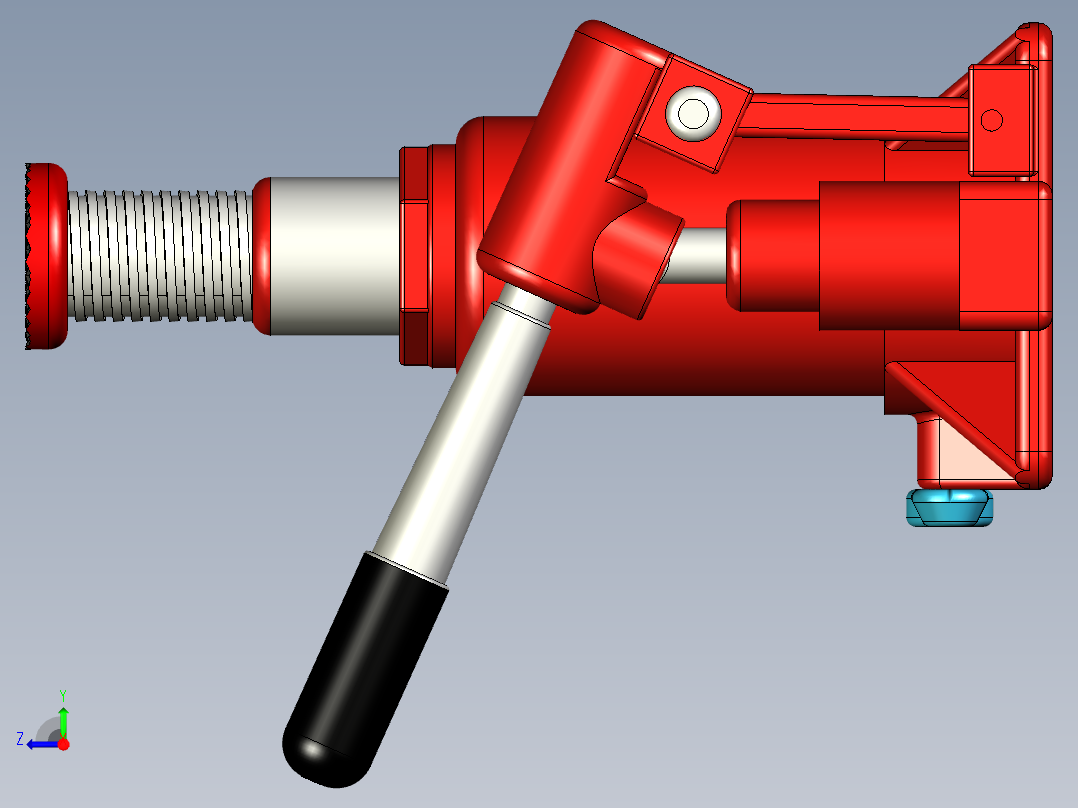 液压瓶千斤顶(10吨)右视图