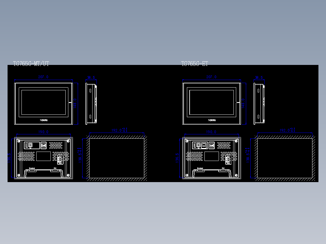 人机界面TG765G-MTUTET