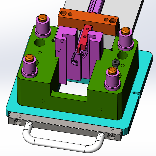 A20导槽双工位机架sw18可编辑