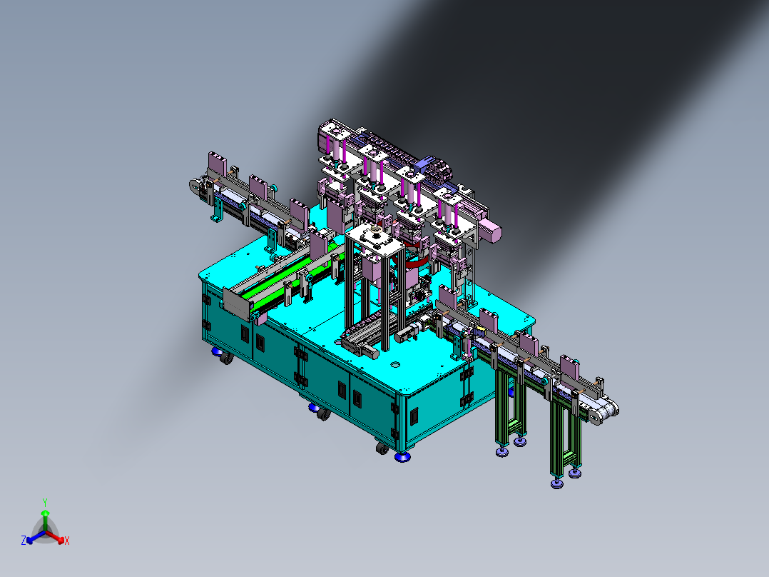 OCV清洗分选机sw15可编辑正等轴测图