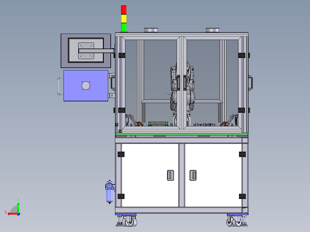 磁铁组装热保压设备(含DFM)sw17可编辑后视图