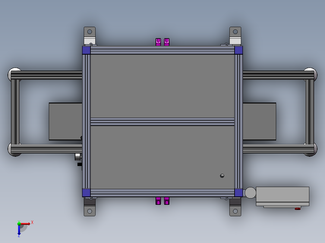 注油设备sw20可编辑俯视图
