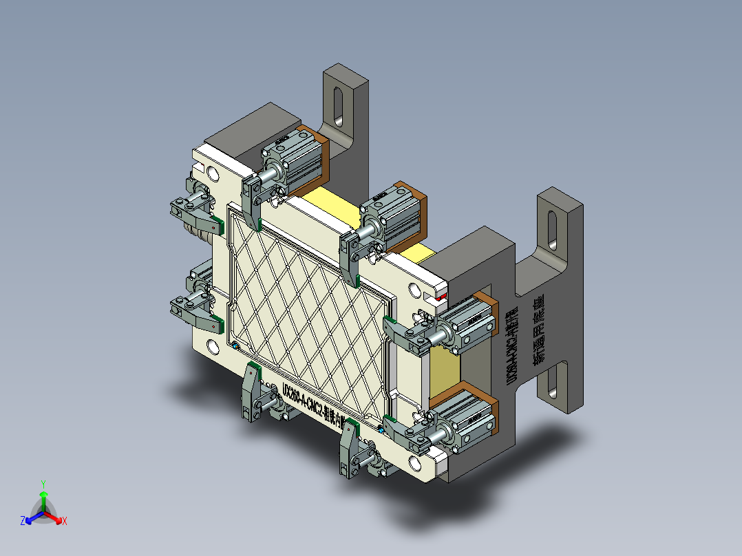 UX260-A-笔记本CNC工装夹具三维模型CNC2-20200309正等轴测图