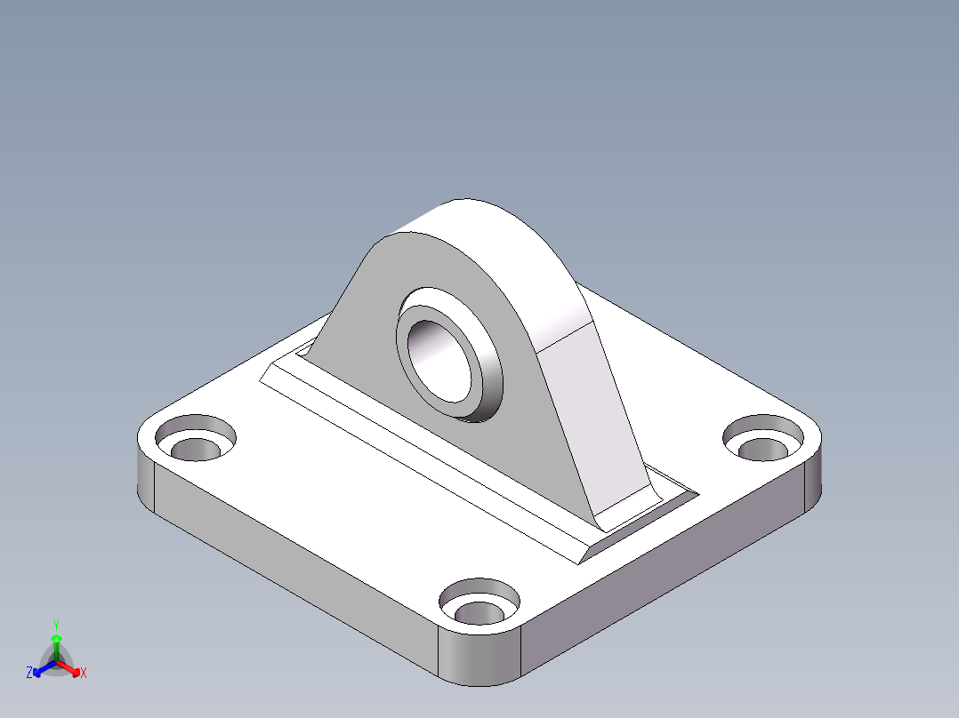 气动元件34296_SSNG_100____F_正等轴测图