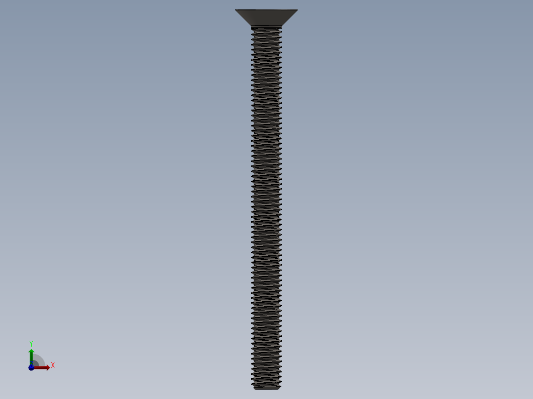 Screw_ISO_10642_M6x75_A2.SLDPRT前视图