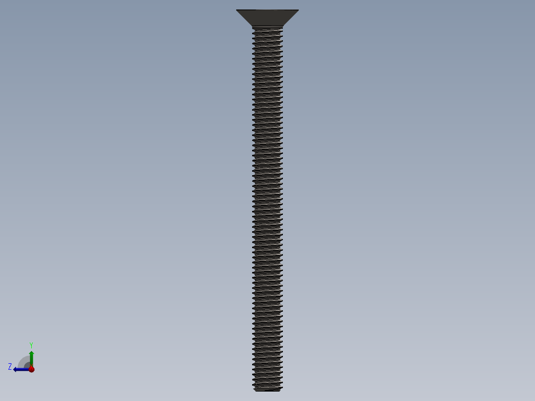 Screw_ISO_10642_M6x75_A2.SLDPRT右视图