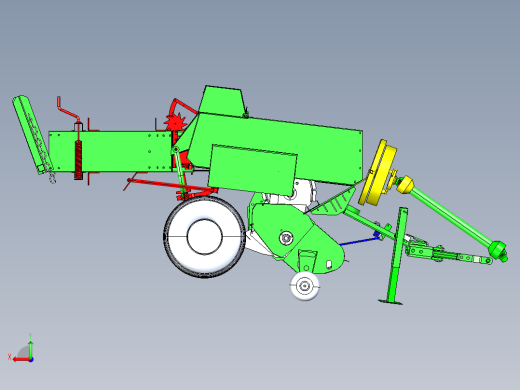 棉花秸秆收获打捆机1292173后视缩略图