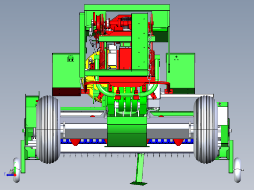 棉花秸秆收获打捆机1292173右视缩略图