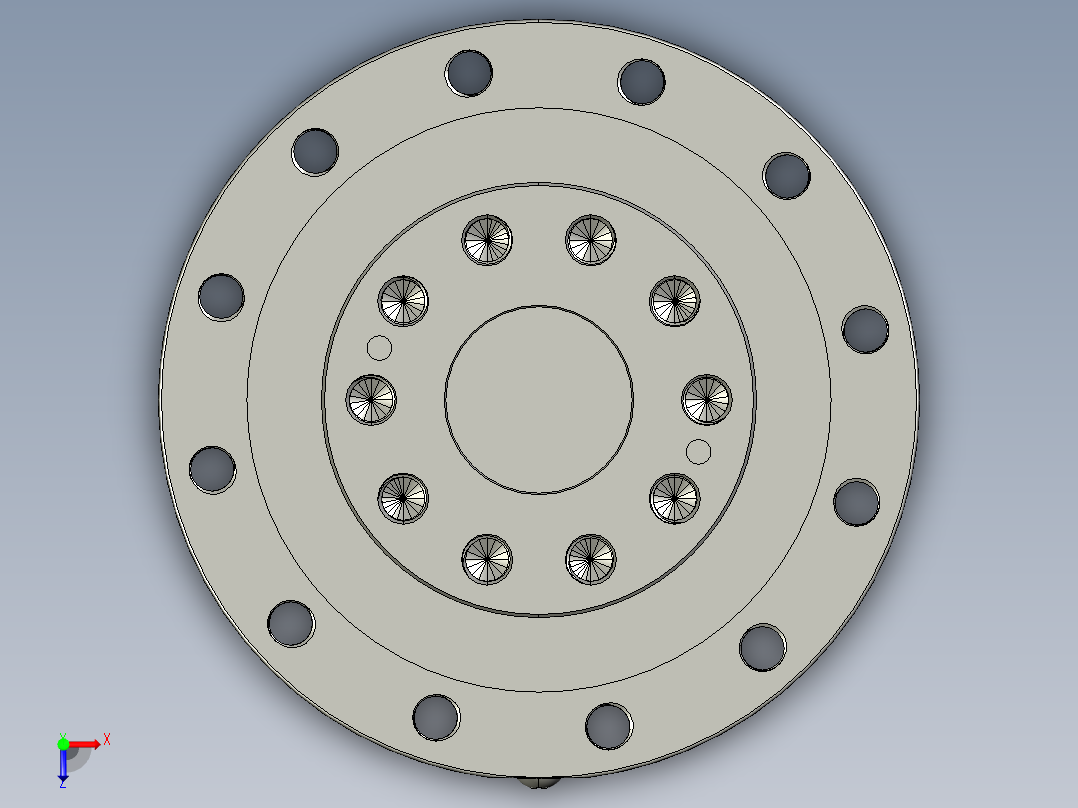 IP68 水下力扭矩传感器俯视图