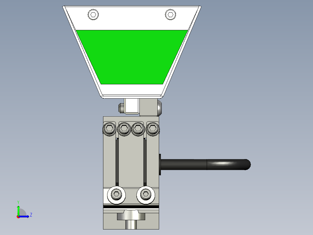 B3003885-振动料盘用于喂料细产品左视图