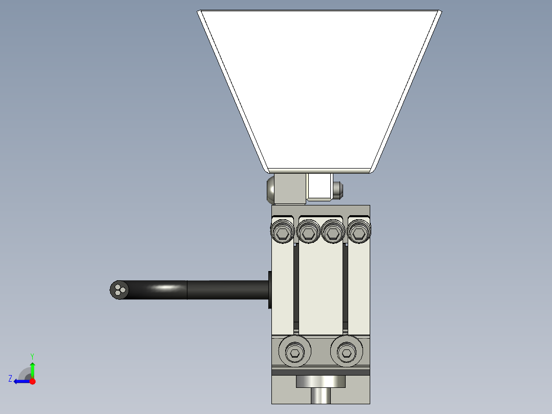 B3003885-振动料盘用于喂料细产品右视图