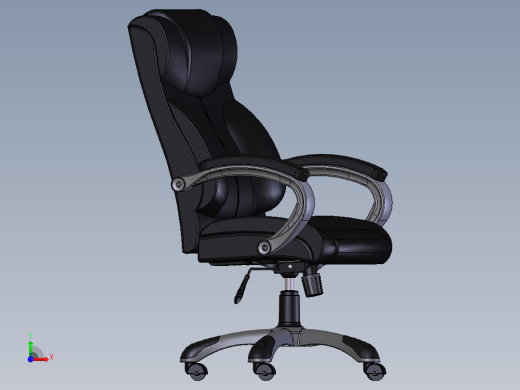 办公椅前视缩略图