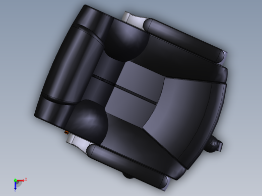 办公椅俯视缩略图