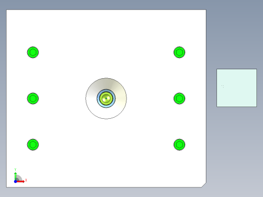 净化器机座上盖（多镶件）前视缩略图