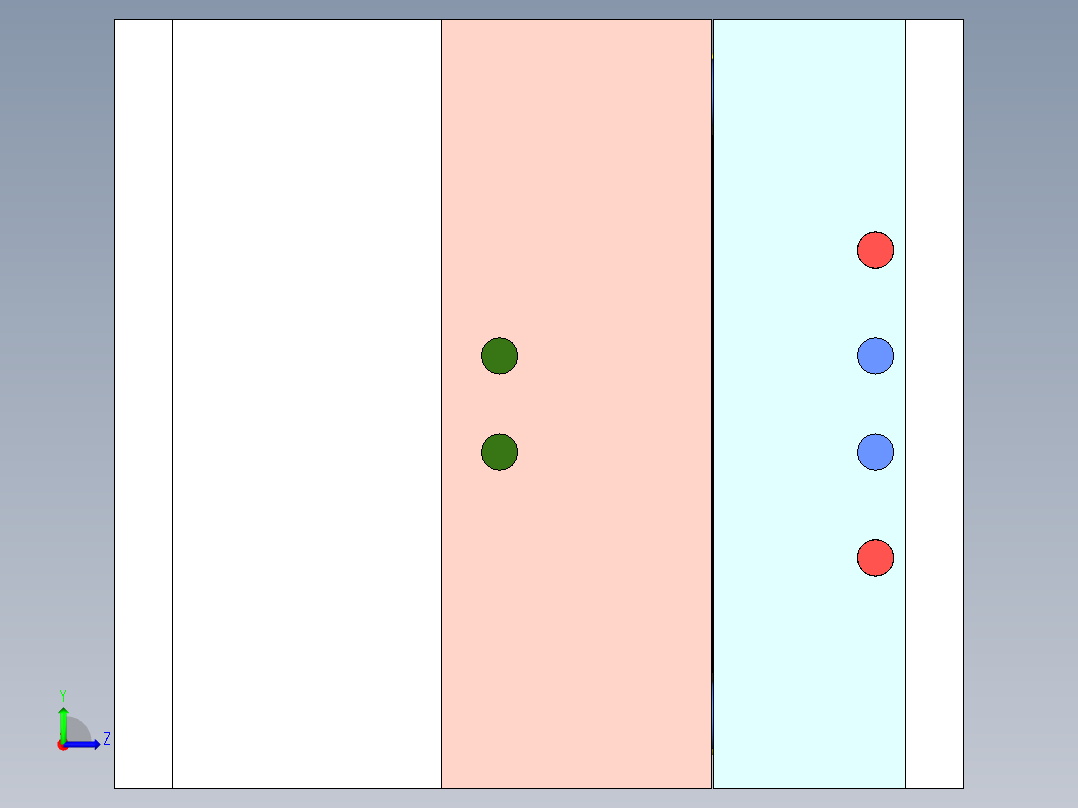 净化器机座上盖（多镶件）左视图