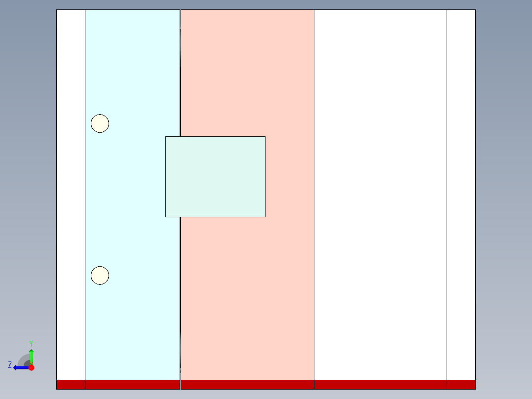 净化器机座上盖（多镶件）右视图