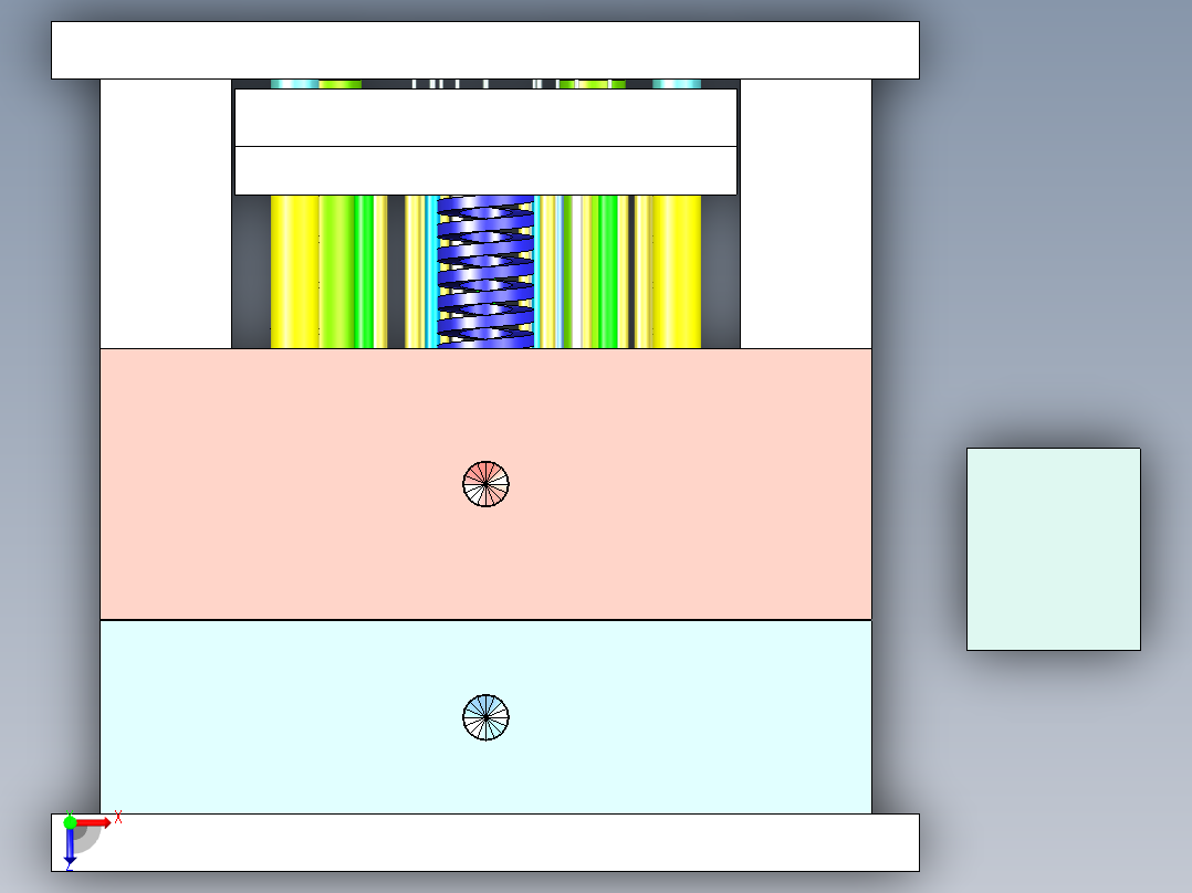 净化器机座上盖（多镶件）俯视图