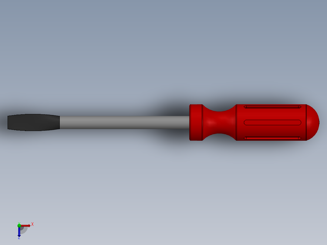 131螺丝刀俯视图