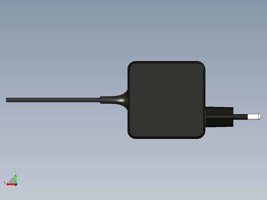 华硕交流适配器 AD2108020后视图