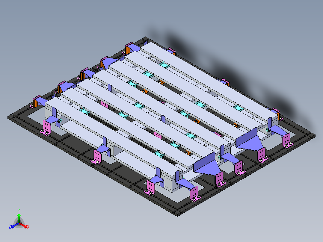 木托盘钉具 1000 x 1200主视图