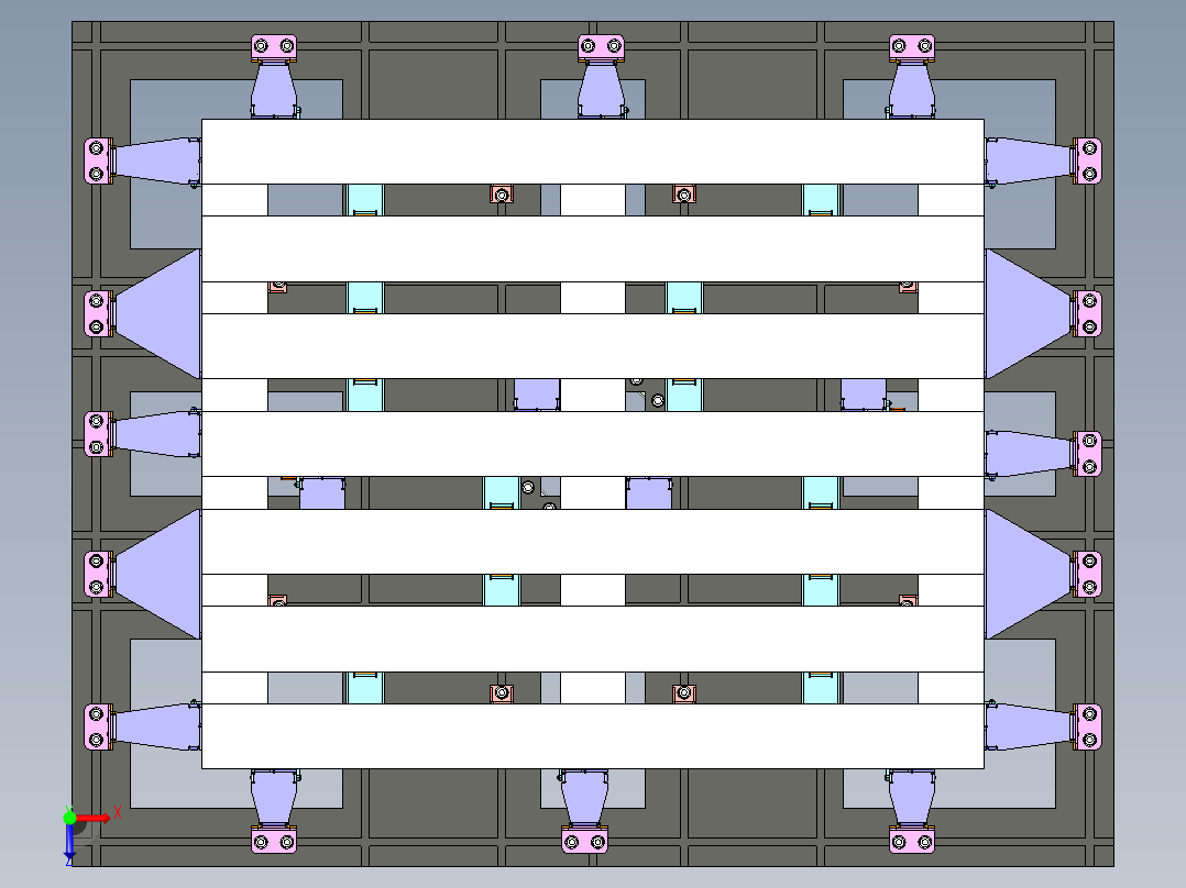 木托盘钉具 1000 x 1200俯视图