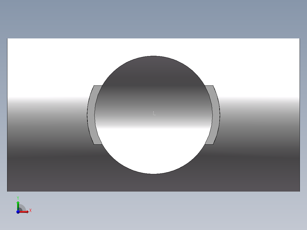 U-PVC_TEE_DN80前视图