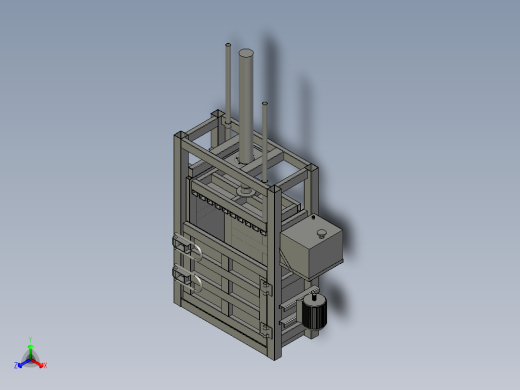 液压打包机用压料装置