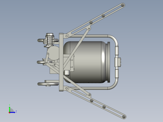 农业机械车体的喷雾机左视缩略图