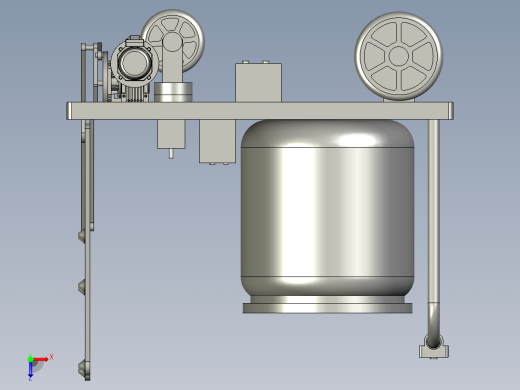 农业机械车体的喷雾机俯视缩略图