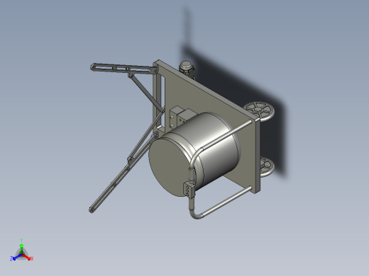 农业机械车体的喷雾机正等轴测缩略图