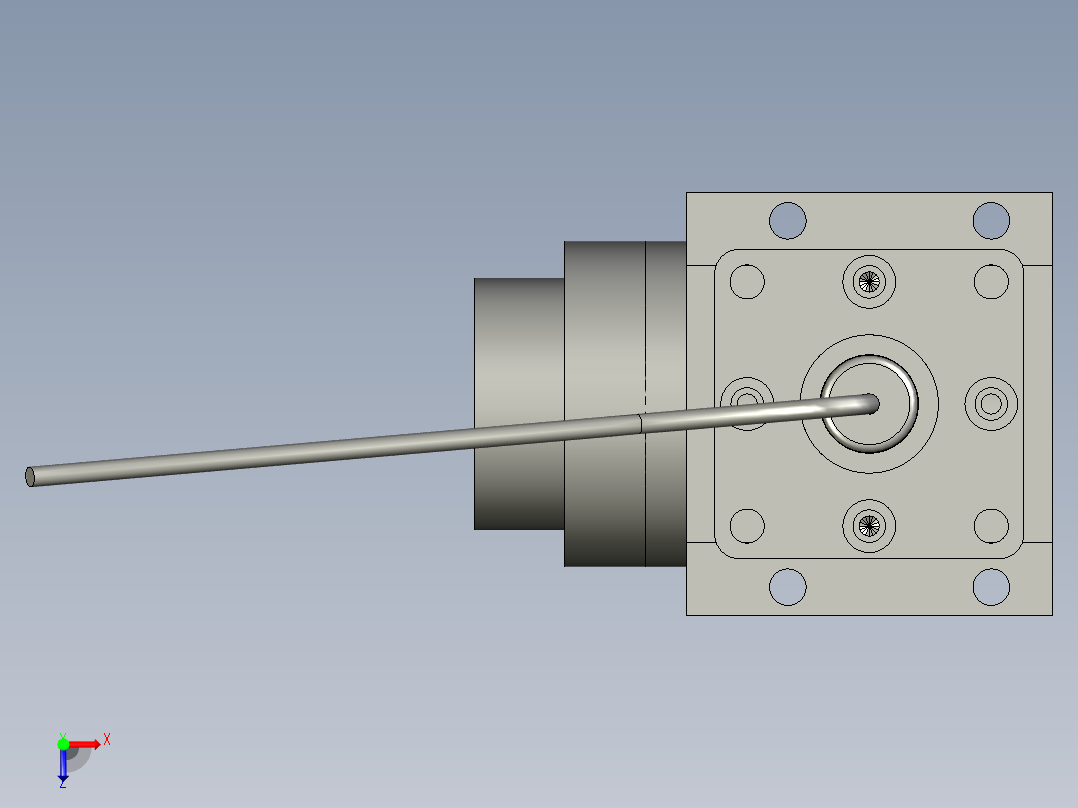 新光纤光路红光结构-1俯视图