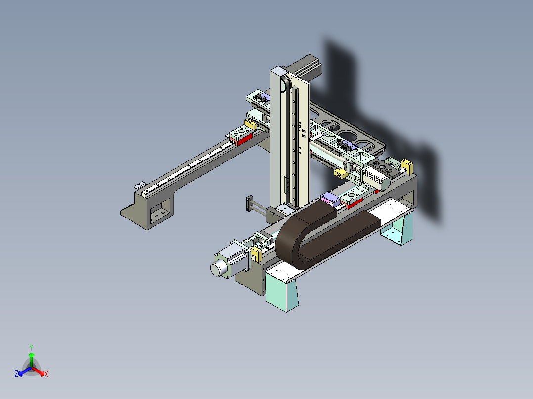 多轴机械取料机构手设计