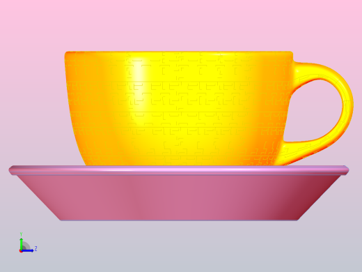 茶杯左视缩略图