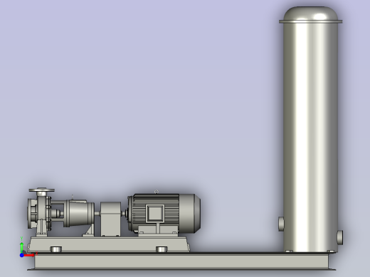 清洗底座装配前视缩略图