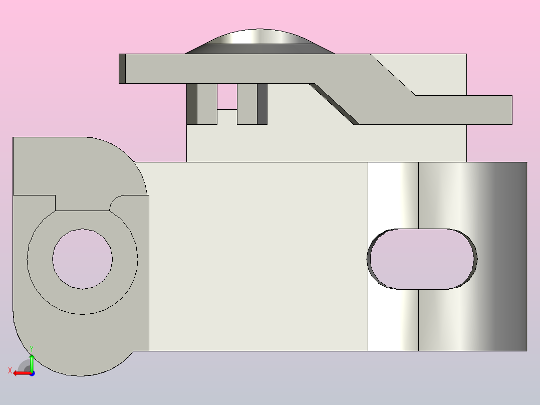YBTL140F-AZ1-C1 140宽摩擦顶链后视图