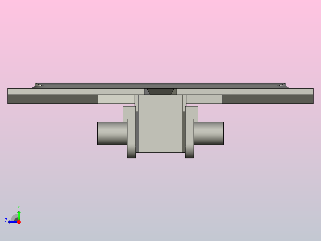 YBTL140F-AZ1-C1 140宽摩擦顶链右视图