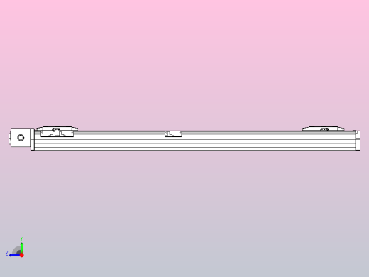 皮带直线轴双滑块型TPA-GCBS-80-P60-L350-DR-M20-N3右视缩略图