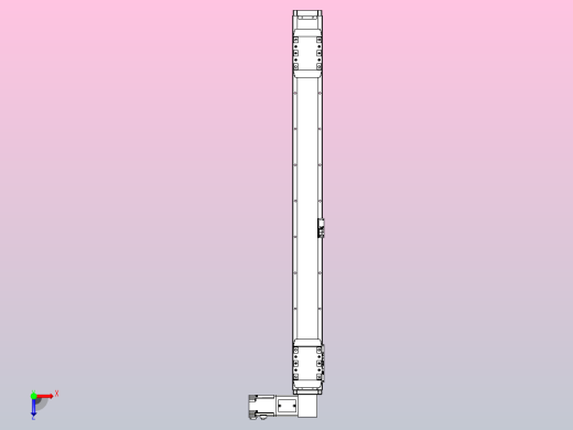 皮带直线轴双滑块型TPA-GCBS-80-P60-L350-DR-M20-N3俯视缩略图
