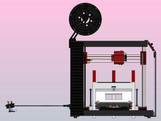 模块化3D打印机左视缩略图