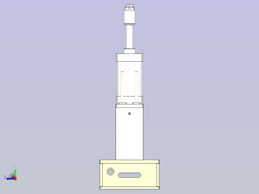 铆弹片治具3D模型右视缩略图