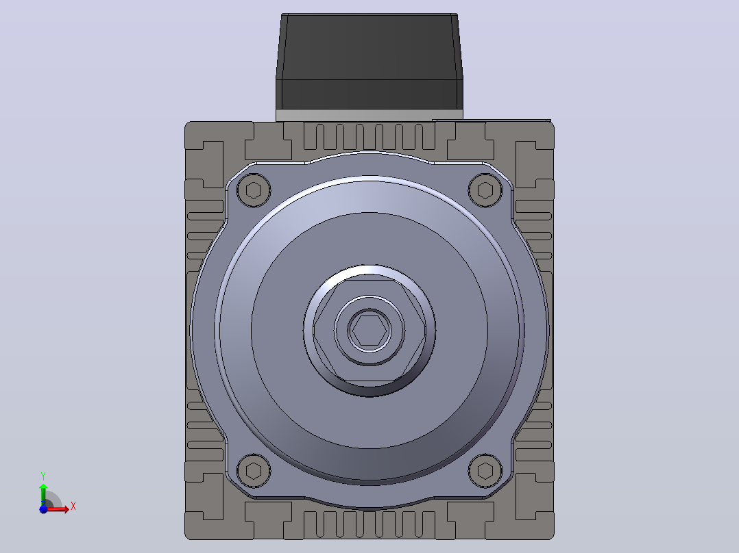 DS85D-CF30(中线盒) 精密锯切电机[DS85D-S09P7.50-SCF30]前视图